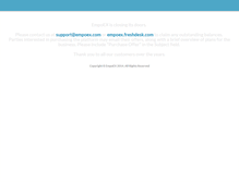 Tablet Screenshot of empoex.com